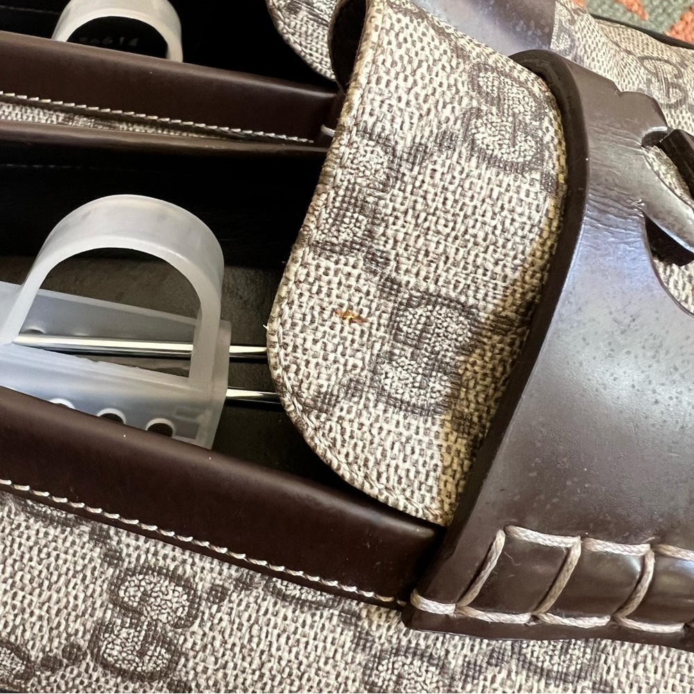 GUCCI Interlocking GG Monogram Coated Canvas Gordon Sport Loafers Mens 7G US7.5 - Picture 16 of 16